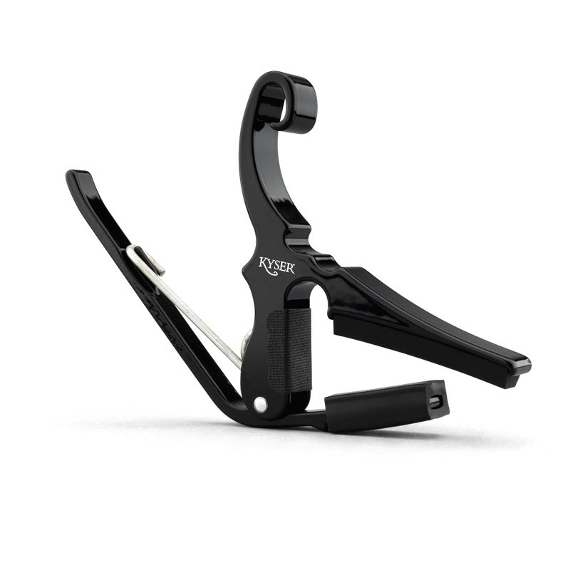 Kyser Musical Products Drop D Partial Guitar Capo, KGDBA, Black - Five String Capos, Drop D Tuning, Made in USA, Quality, Strong, Lightweight, Quick & Easy Key Changes, Innovative, Perfect Fit - Image 1